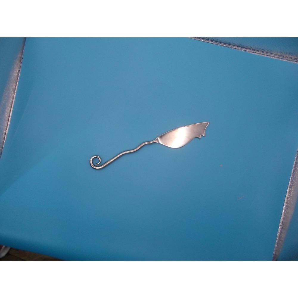 Stainless Steel Mouse Cheese Spreader Whimsical Appetizer Knife Silver Tone